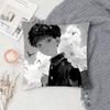 Anime Mob Psycho  Pillow Case Fashion Square Pillowcase Bedroom Sofa Room Ins Decoration Leisure