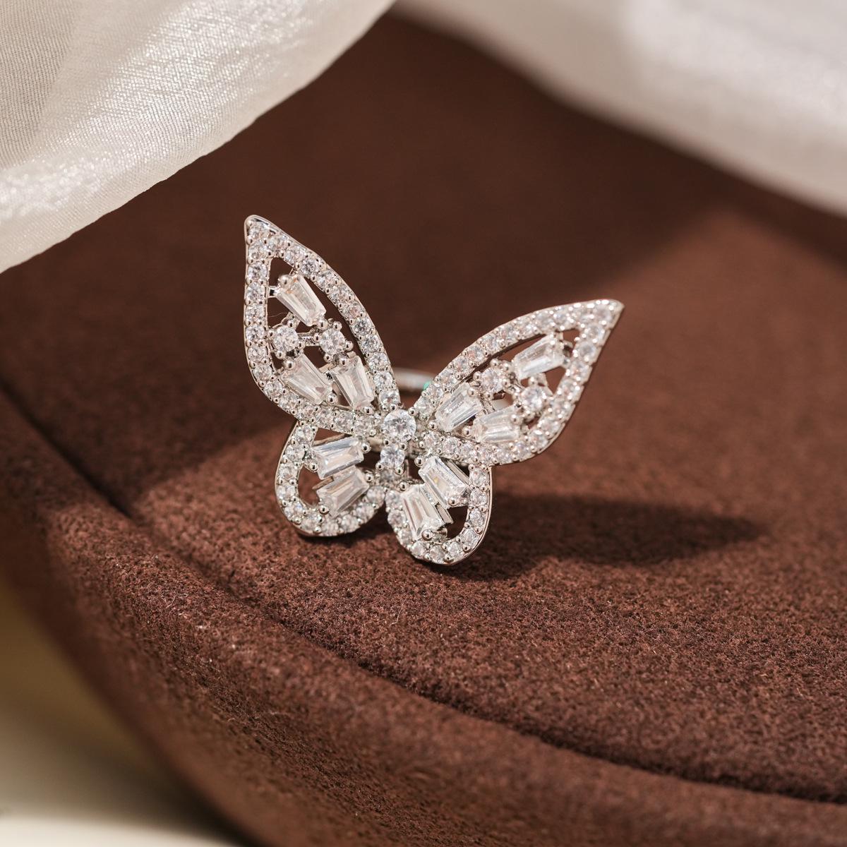 Zircon Butterfly Ear Cuff: Elegant, Non-Piercing Earrings for Women