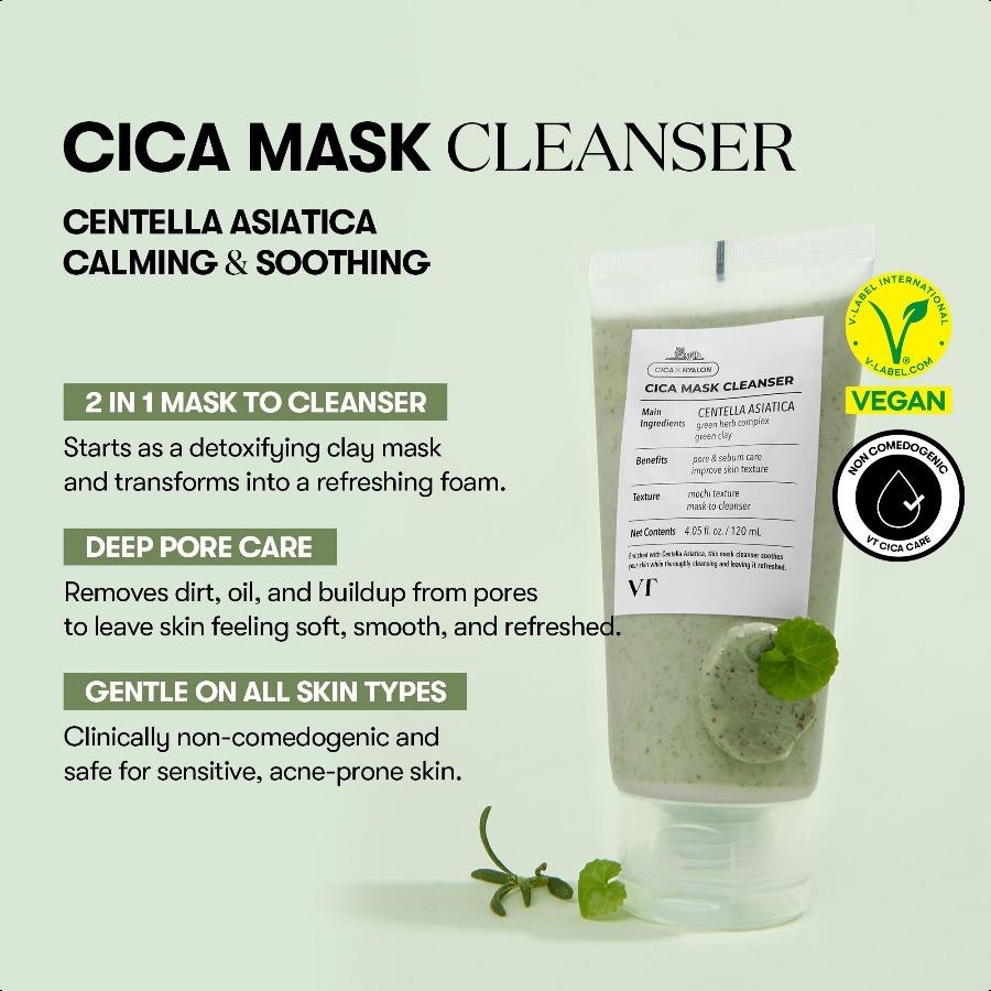VT CICA Mask Cleanser 120ml