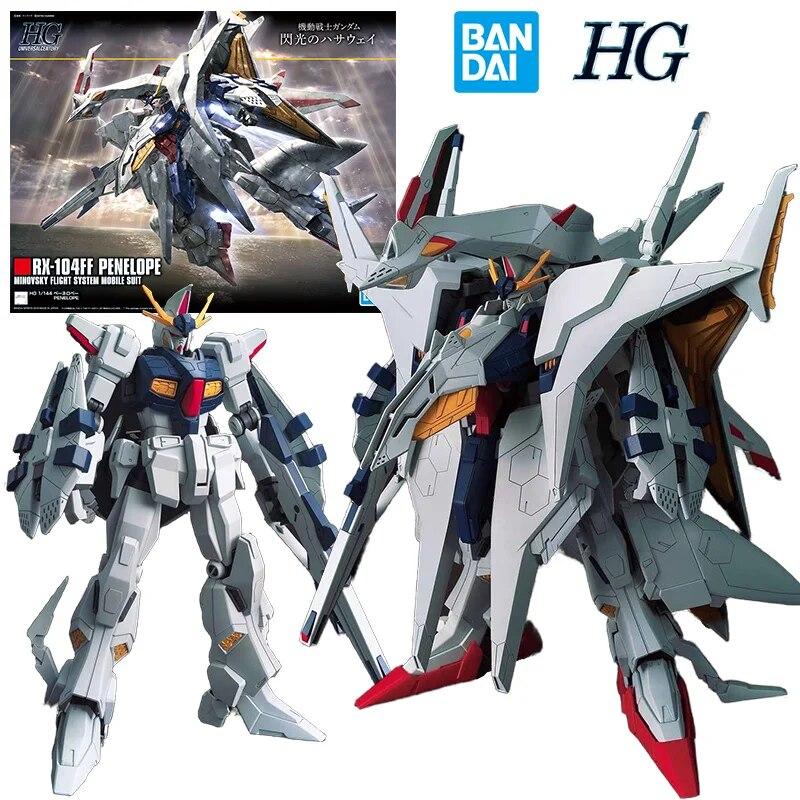 

Bandai HG RX-104FF Penelope Gundam Hathaway s Flash 1/144 14 см оригинальная фигурка Gundam Model Kit игрушка в подарок коллекция