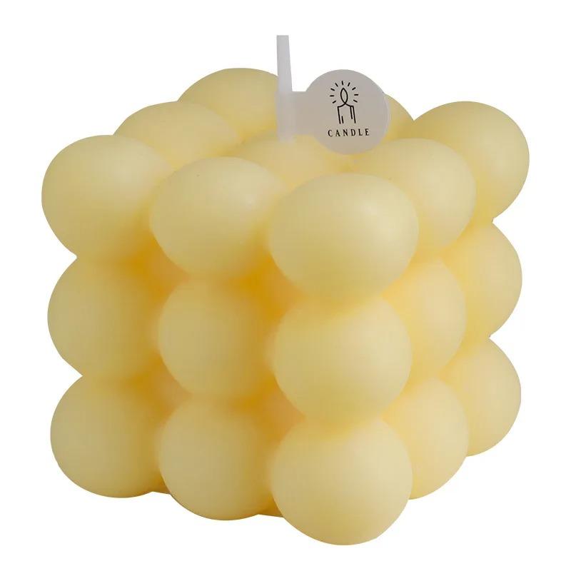 Bubble Cube Candles Handmade Scented Candles Aromatherapy Wedding Birthday Candle Party Home Decoration