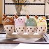 Mimi 12CM Boba Plushies Bubble Tea Plush Toys Cartoon Bubble Tea Cup Stuffed Soft Milk Tea Plush Food Pillow Gifts for Kids Girl