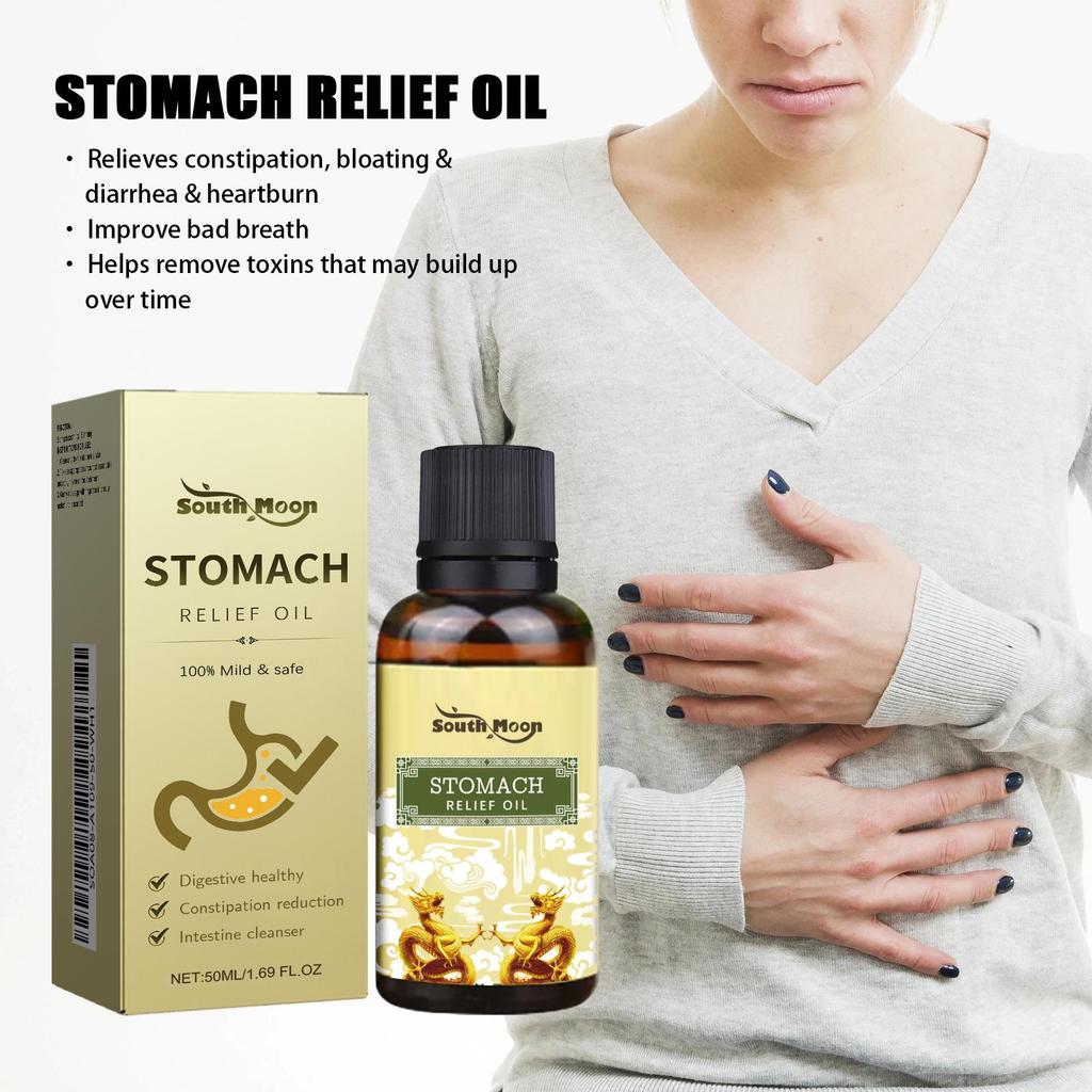 50ml Stomach Soothing Oil Clearing Stool Relieving IBS Massage Care Firming Slimming Oil