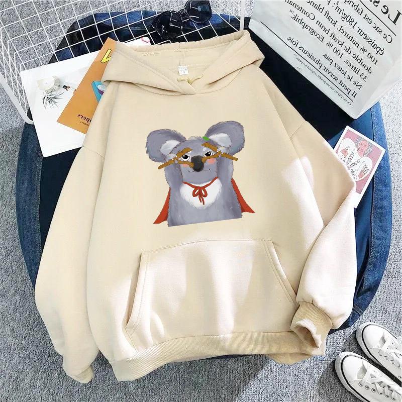 Sweat à capuche drôle le chat pour femmes, mode Kawaii coréen Harajuku, vêtements de dessin animé des années 90, capuche surdimensionnée pour filles