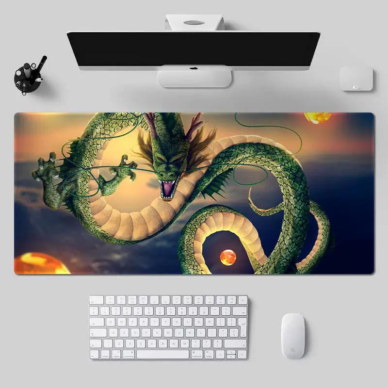 Japanese Dragon Ball Z Leather Mouse Pad Large Son Goku Cartoon Animation Hot Blood Vegeta Turtle Fairy Dragon Animation Table Mat Waterproof