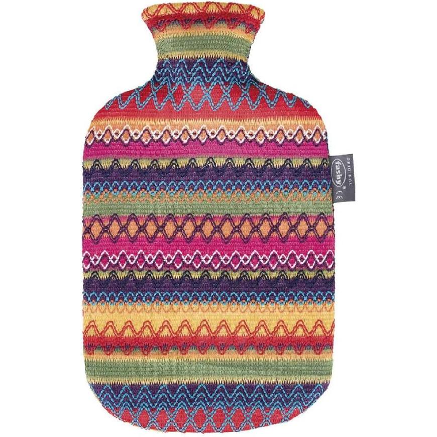 

Fashy 2 L Peru-Design Cover Hot Water Bottle