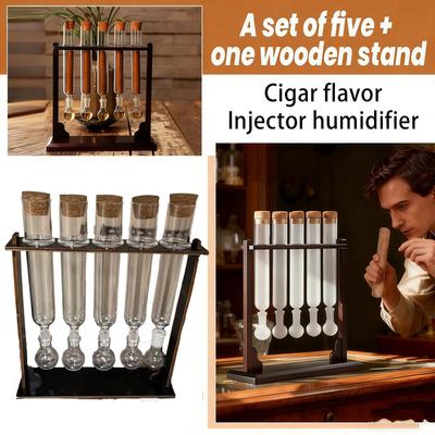 A Set Of Plus A Wooden FrameInfuser Humidifier