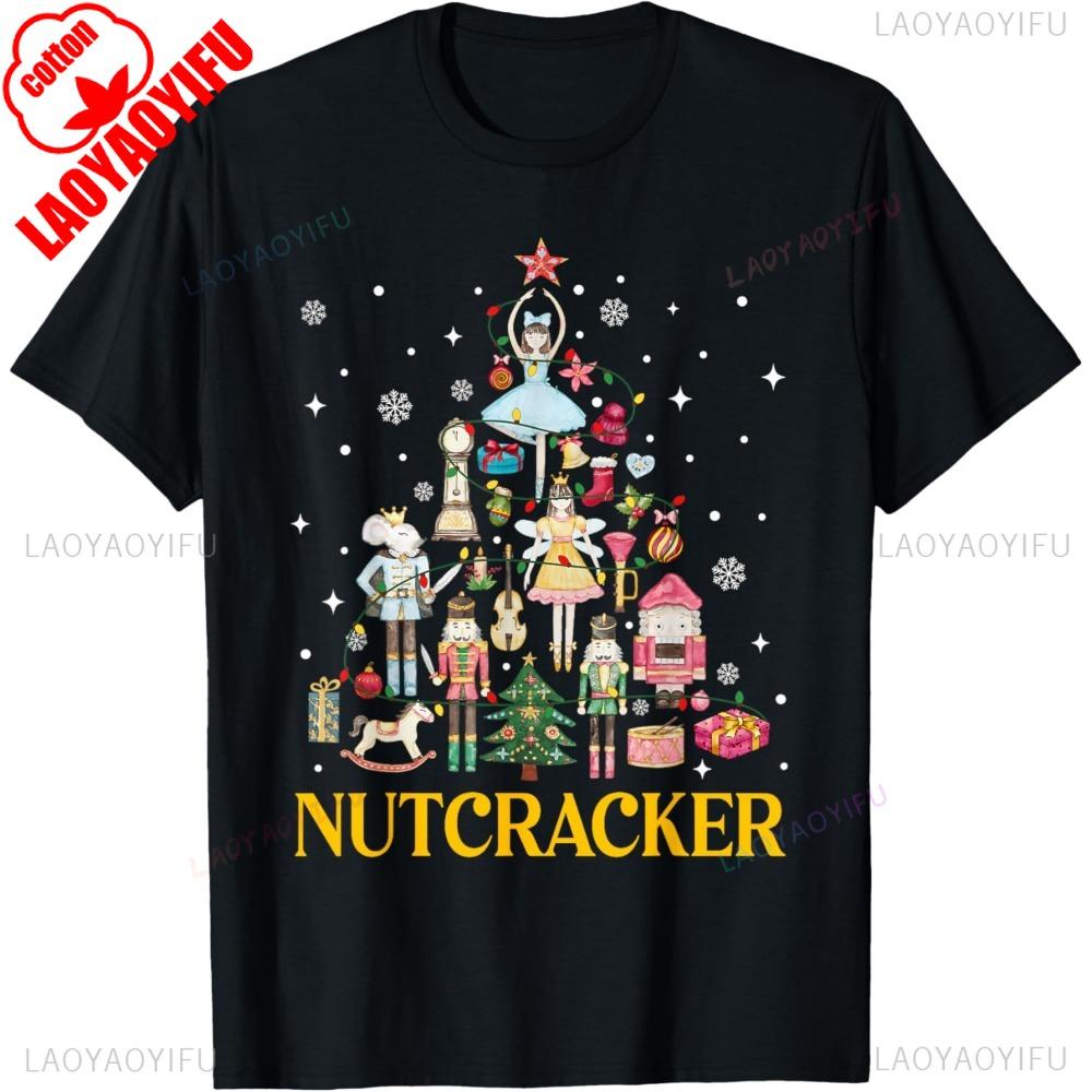 Christmas Nutcracker Squad Ballet Dance Women Unisex  Xmas TShirt High Quality Cotton Tops Street Fashion Streetwear