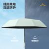 New 10 bone three fold automatic vinyl umbrella silicone with color scheme handle sunscreen UV umbrella