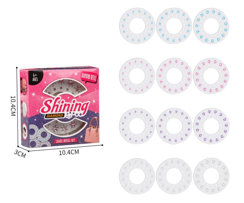 Children And Girls Makeup Toys Blingbling Play House Magic Drill, Hair Nail Paste Drill