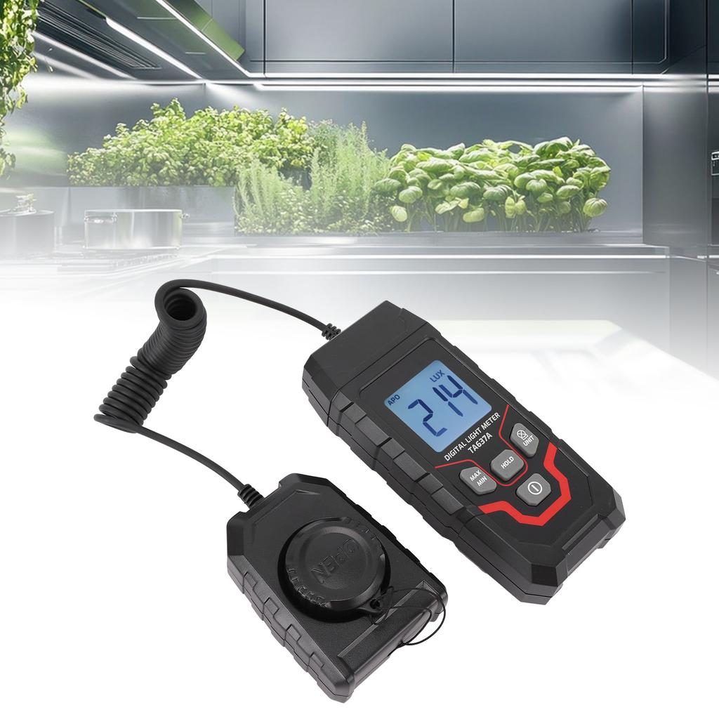 Digital Light Meter High   Flexible Extendable Light Sensor Digital Luxmeter Illuminance Meter for Indoor Outdoor Plants
