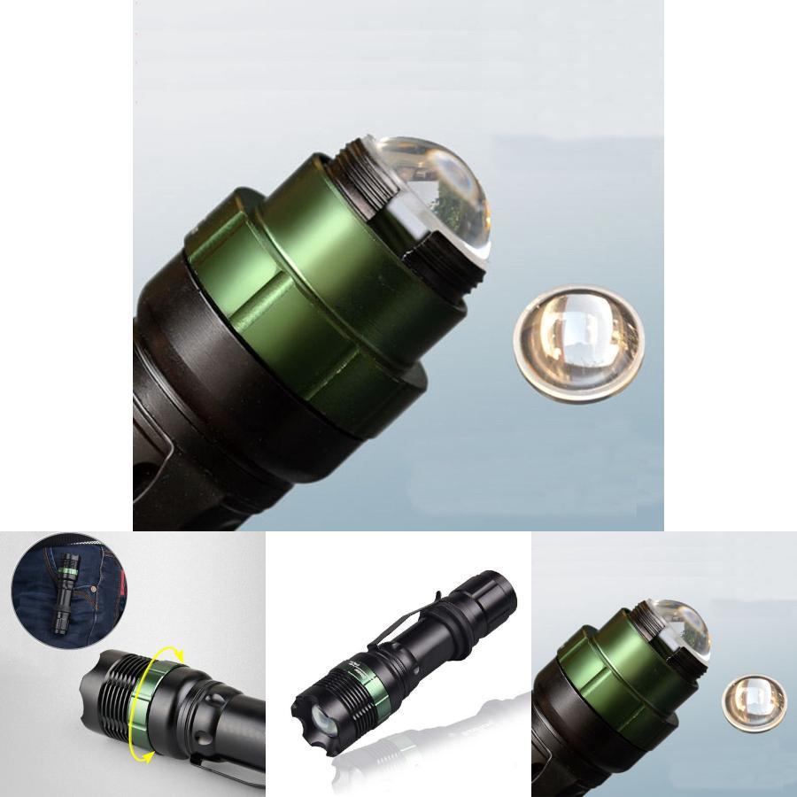 High-powered Led Flashlight With Adjustable Focus And Skid-proof Design