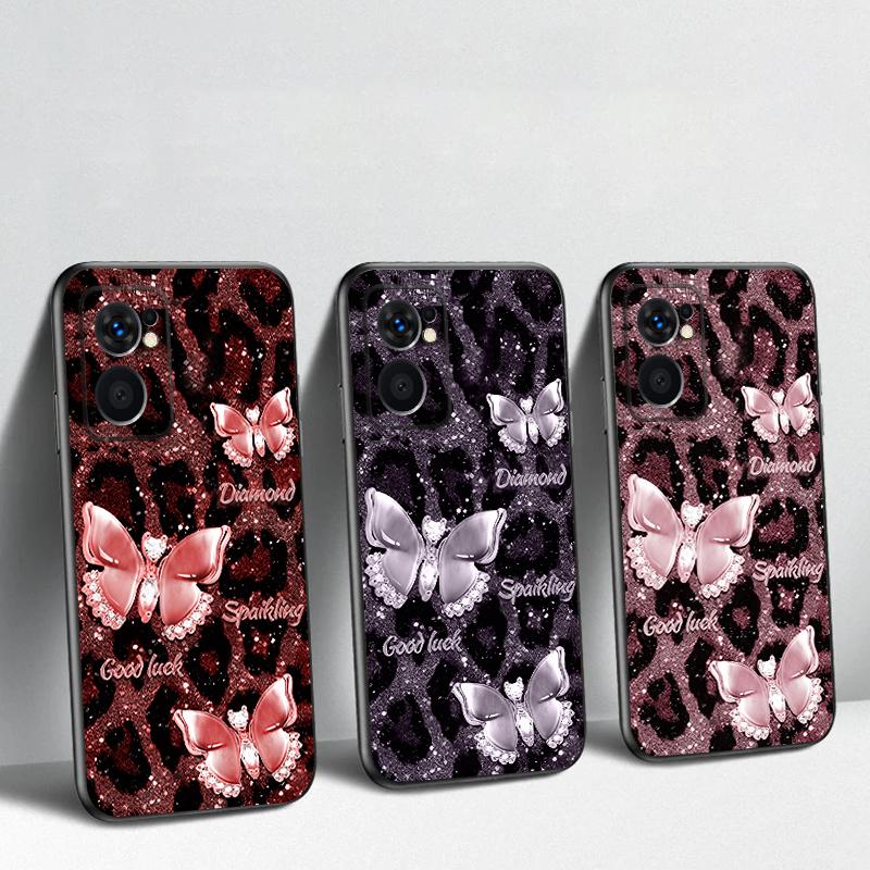 Brilliant Lucky Butterfly For OnePlus 8 9 11 12 13 10 Pro 9R 8T 12R Ace 5 2V Nord CE 2 4 Lite N20 SE 30 N200 TPU soft phone case