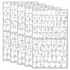 Cartoon Cartoon Initial Alphabet Paster 26 Letter Number Stickers  Hand Ledger Materials