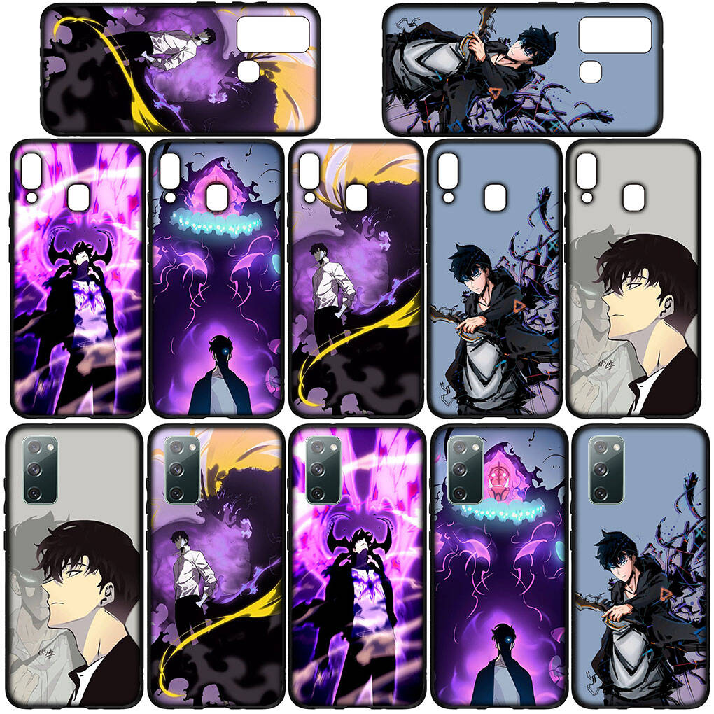 Handyhülle für Samsung Galaxy S25 S23 S22 S24 Ultra FE A05 A06 A15 A16 A36 A37 A35 A54 A55 A56 A57 A25 A26 A53 Sung Jin woo Solo Leveling Arise Cover