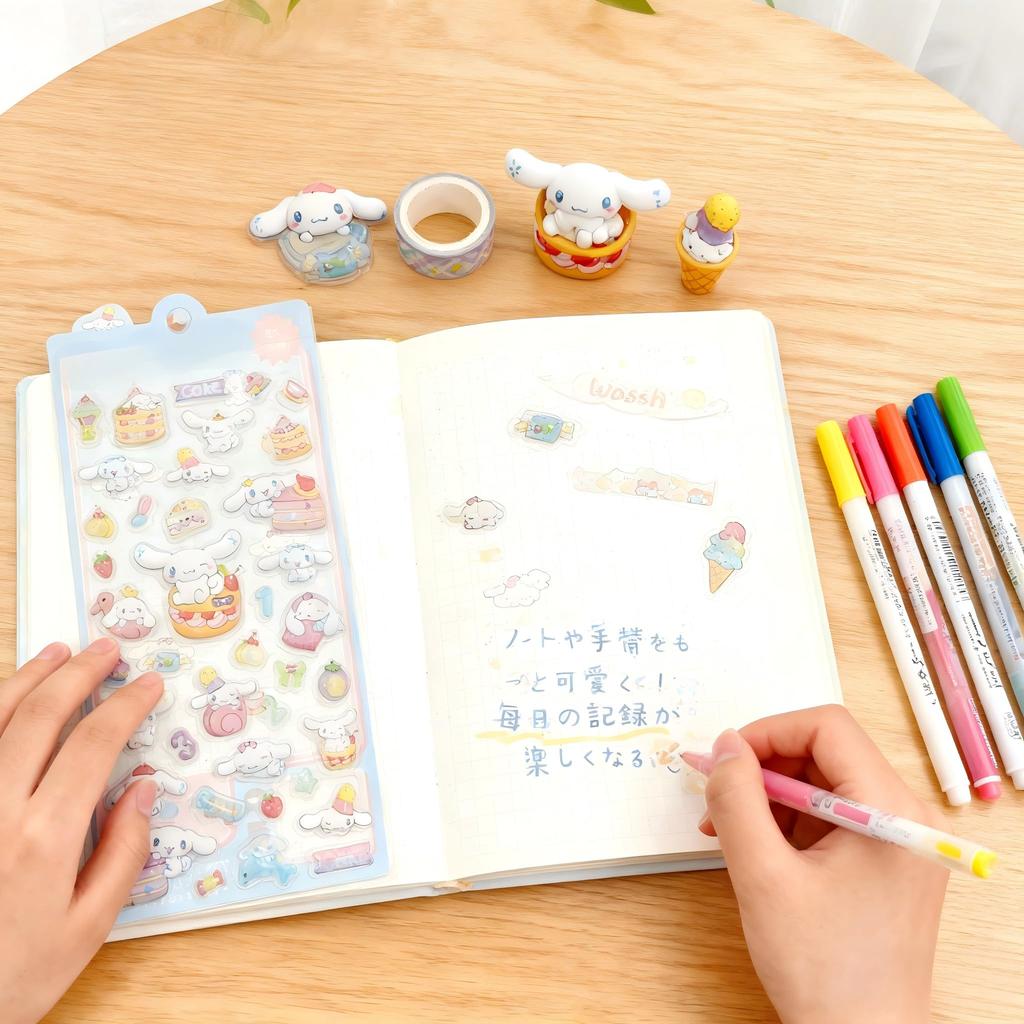 Ocukly Conjunto de 4 Decorações de Recompensa 3D em PVC Macio para Adesivos de Relevo de Desenhos Animados 3D Elevados para e Garrafas de Água Adesivos, - Adesivos Puku-Puku,