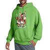 Men's Hooded Sweatshirt, Contrasting Color Sweatshirt, Sports   Casual Jacket