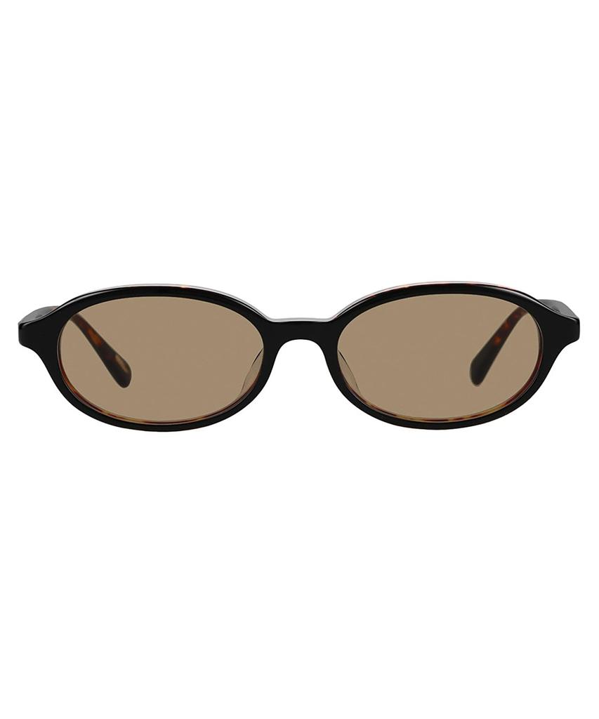 Oval Sunglasses UNITED ARROWS Colored Thick UV [Zoff] [WEB Exclusive] (Black - ZA261G06_14E2) Lenses, Frame, Stylish, Protection, Unisex, Men's,