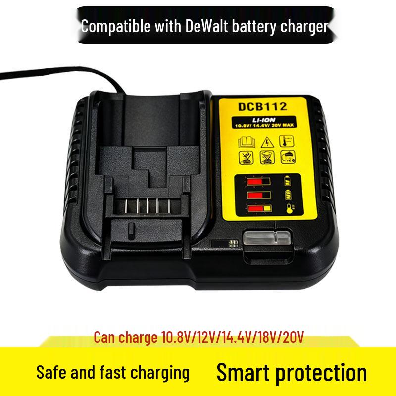 Compatible with DEWALT 10.8V 12V DCB120 Battery & DCB112 Charger for Hand Drill/Screwdriver