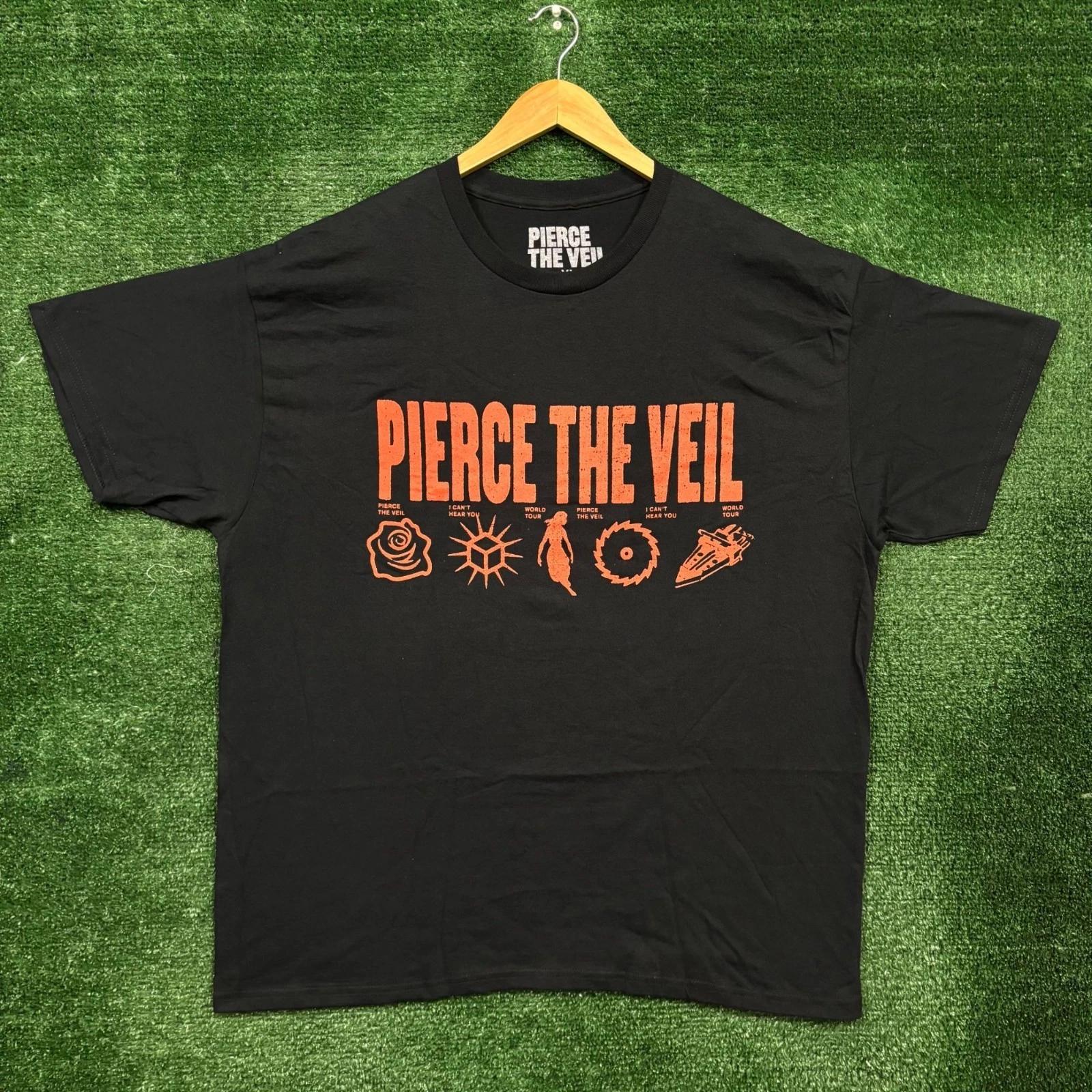 

Pierce the Veil I Can t Hear You Tour Rock Band T-shirt Size Extra Large 3XL