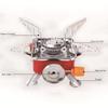 Wind Proof Burner Camping Gas Stove ,Foldable Stove Burners Outdoor Mini Portable Square Stove Windproof Furnace Burner Backpacking Hiking