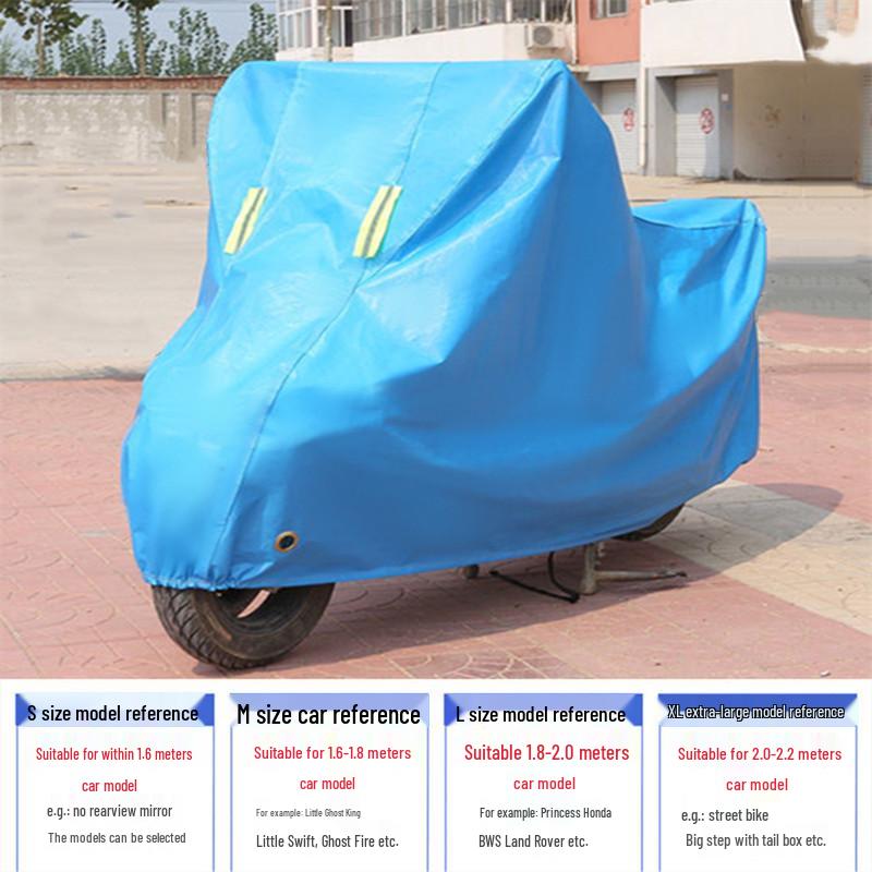 Niu Electric Motorcycle Rain & Sun Cover: Heat-Insulating, Thick, Dustproof, Sunproof, and Rainproof for U Electric Bikes