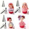 Dolls Dress Korean Bobbi Ruffle Icing Piping Tips Stainless (7 Pcs Lot)
