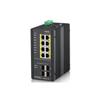 Commutateur Zyxel RGS200-12P - Géré - 12 Ports - PoE+ 240W - Montable Sur Rack Et Rail DIN