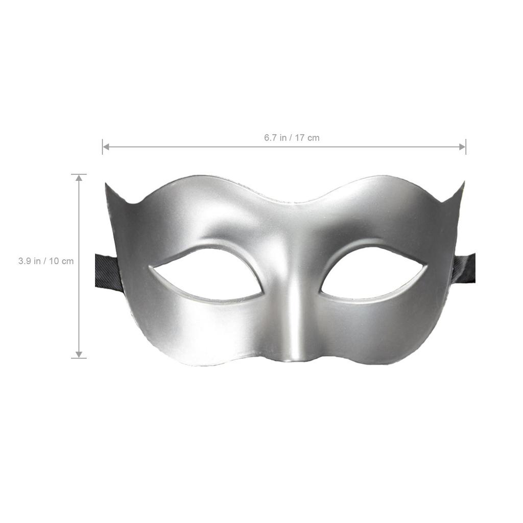Golden Half Face Men Masquerade Ball Mask Easy Wear Party Accessory Classic Eye Mask for Costume Party Accessory