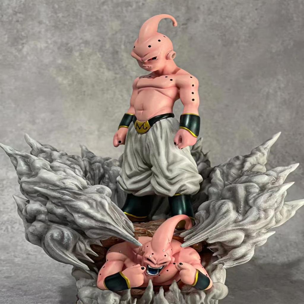 29cm Anime Dragon Ball Z Anger Majin Buu Figure Model Scene Toys Doll Action Figure Super Saiyan PVC Collection Birthday Gift