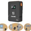 ZGCINE USB 50 Вт Зарядний пристрій для камери PD 65 Вт з BP для студійного LED BMPCC 4K та ZCAM, Тип кріплення V-Mount, Зарядний пристрій Type-C, Сумісний для ручної поклажі, (3400 мАг / 14,8 В),