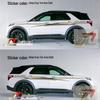 Ford Explorer Body Stripes: Custom Waistline Decal Stickers for Car Personalization