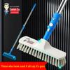Shida Telescopic Floor Scrub Brush with Stiff Bristles for Bathroom, Toilet, and Outdoor Tiles