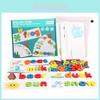 Wooden Alphabet Puzzle For Kids Educational Toy With Word Building For Preschool Learning