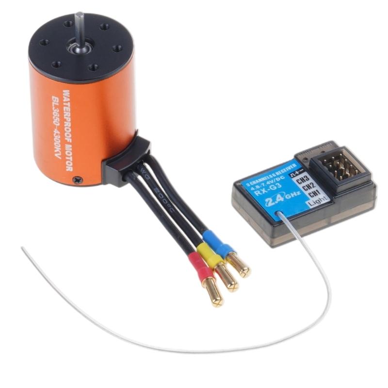 Durable R/C Brushless ESC & Brushless Motor ESC Steering Servos 3CH Transmitter for WLtoy 144001 1:12 1:14 RC Off-road