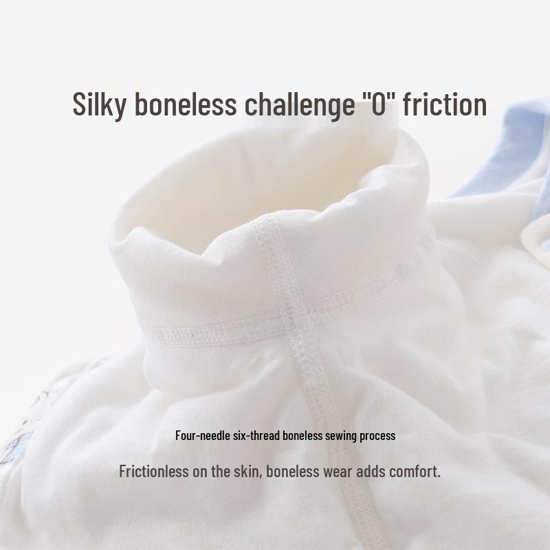 40g Baby Baumwollunterwäsche & Pyjama-Set - Hohe Taille, Bauchschutz, Herbst/Winter Wärme