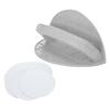 Sanding Sandpaper Tool Self-Adhesive Handheld Sander Kit Semi-Circular Internal Corner Sandpaper Grinding Tool with 10 Sandpaper