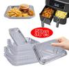 5Pcs 12 Inch Aluminum Foil Box Non-stick Baking Tray Portable Food Container  Oven BBQ Baking Tools
