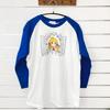Mizumori Ado 34 Sleeve Raglan Sleeve T-Shirt Mado Blue M Size