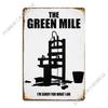The Green Mile Metallschild Erstellen Gedruckt Club Wand Höhle Club Blechschild Poster