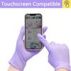10/20/50/100PCS Purple Disposable Nitrile Gloves,Waterproof Latex Free,For Household Cleaning  Food Safe Protective Work Gloves