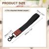 Wrist Strap Keychain 200mm with Black Buckle for Car ID and Wallets [uxcell] Keys, Cards, (Black)