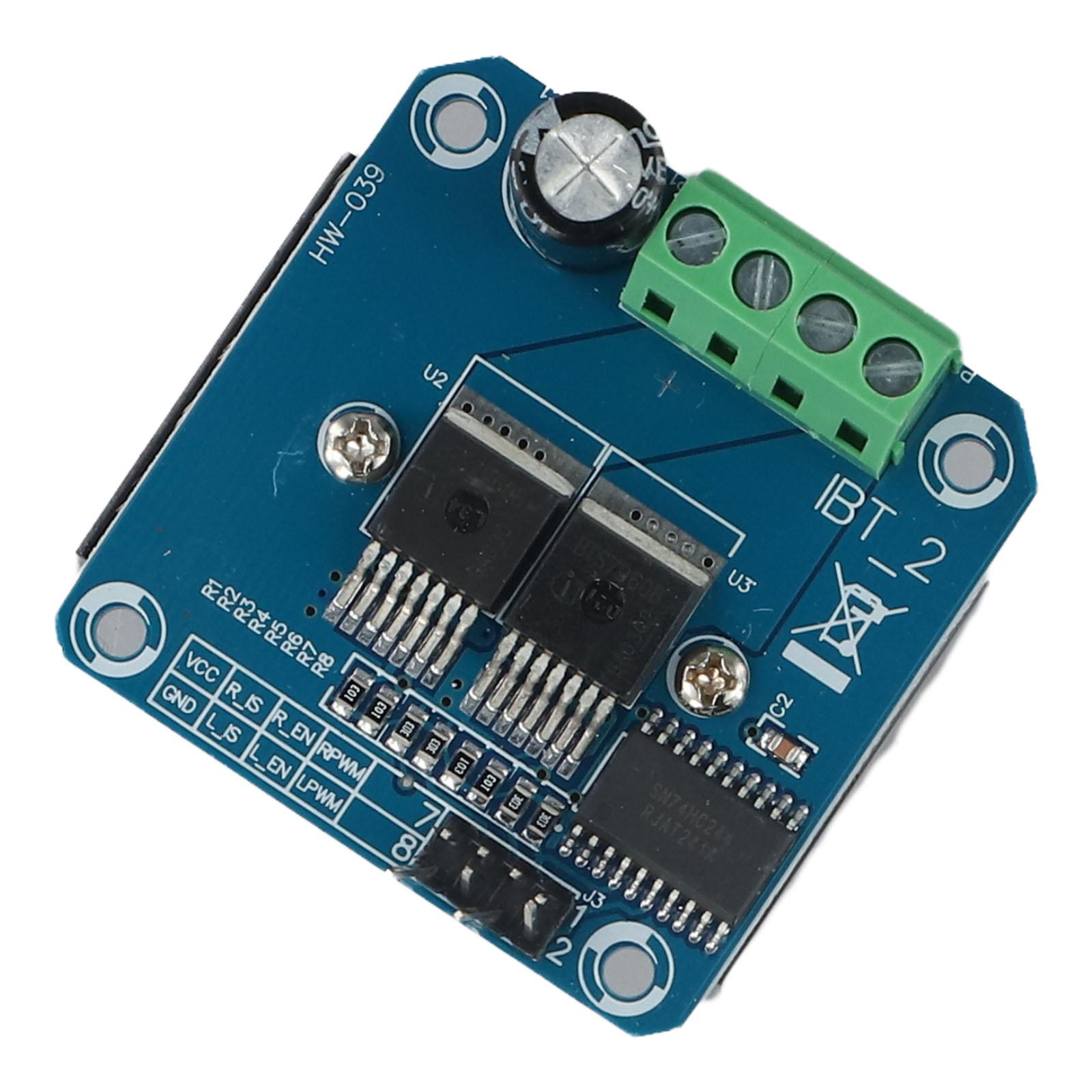 

1pcs Smart Car Motor Drive Module BTS7960 43A Current Limiting Controller High-power 4*5 *1.2cm 5V Isolate With MCU Electrical China Mainland