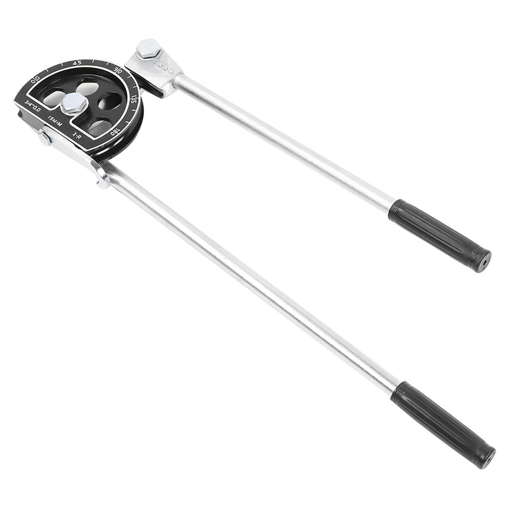 19mm Pipe Bender, Hand Tool, 180 Degree, High-Hardness Steel + Aluminum Alloy Pipe Bender Kit, Manual Tube Bender for Bending Copper and Aluminum