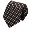 Men's High-Grade Black and Red Striped Silk Tie for Formal and Wedding Wear - 8CM