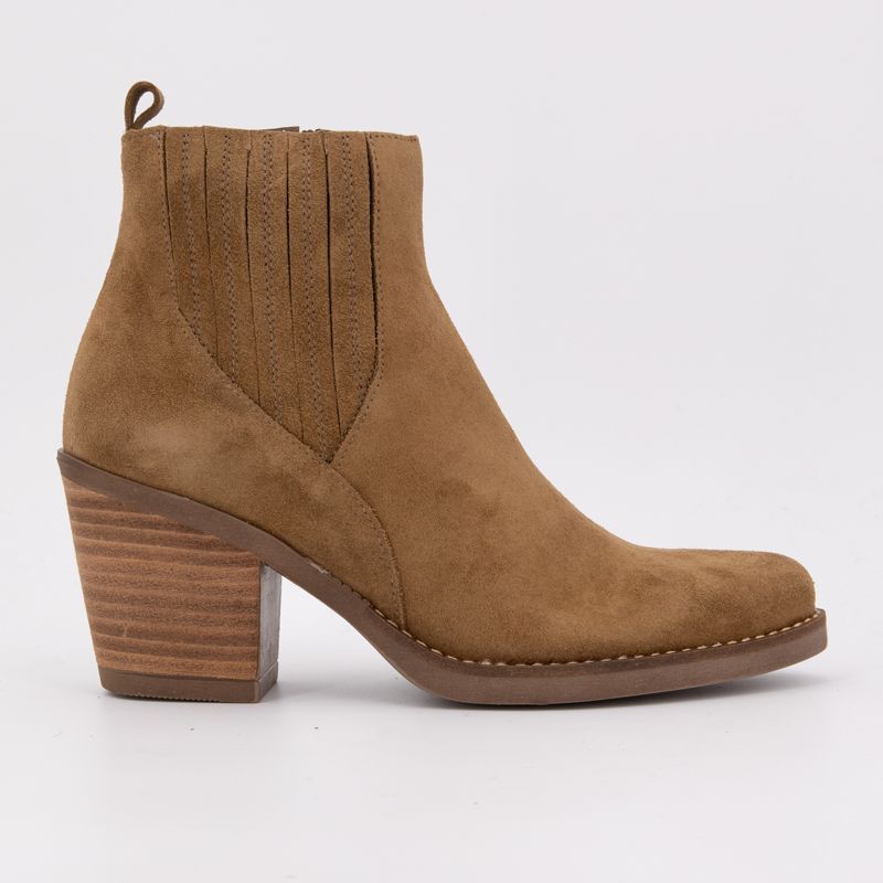 

Bottines camel cuir à talons couleur unie Femme PATRICIA MILLER 37 светло-коричневого