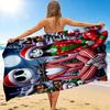 1Pc Nightmare Before Christmas Beach Towel, Quick Dry, Multi-Use for Beach Pool Gym Yoga Home Travel, Christmas, Halloween, Xmas Gift S31