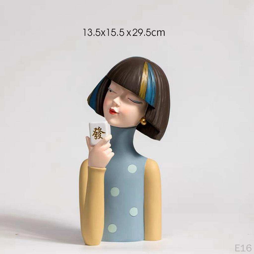 Resin Figurines Statue Indoor and Outdoor Decoration Ornaments Gifts Desktop Sculpture Decor