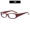 Fashion Korean Version Of The New Small Frame Square Flat Mirror Anti-Blue Light Literary Plain Glasses Frame Women Can Match Myopia Glasses