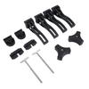 Grampo para Tampa de Caçamba de Caminhão para Tampa de Caçamba de Caminhonete Rígida Tri-Fold ou Quad-Fold Inclui Parafusos em T Grampos Dianteiros Traseiros